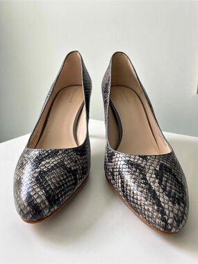 Cole Haan Lena Pump II Snake Print Heels US 9.5 B